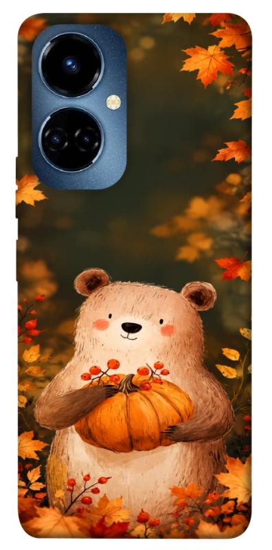 Чехол itsPrint Осінній ведмежа для TECNO Camon 19 (CI6n) / 19 Pro (CI8n), животные, купить оптом с доставкой
