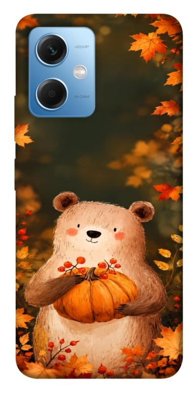 Чехол itsPrint Осінній ведмежа для Xiaomi Redmi Note 12 5G, животные, купить оптом с доставкой