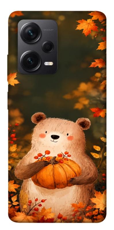 Чехол itsPrint Осінній ведмежа для Xiaomi Redmi Note 12 Pro+ 5G, животные, купить оптом с доставкой