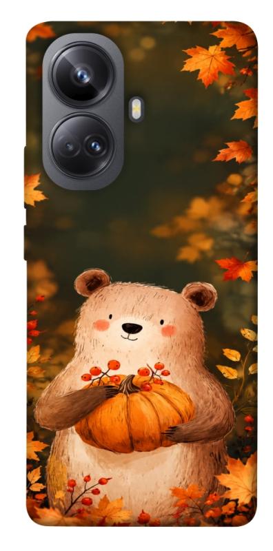 Чехол itsPrint Осінній ведмежа для Realme 10 Pro+, животные, купить оптом с доставкой