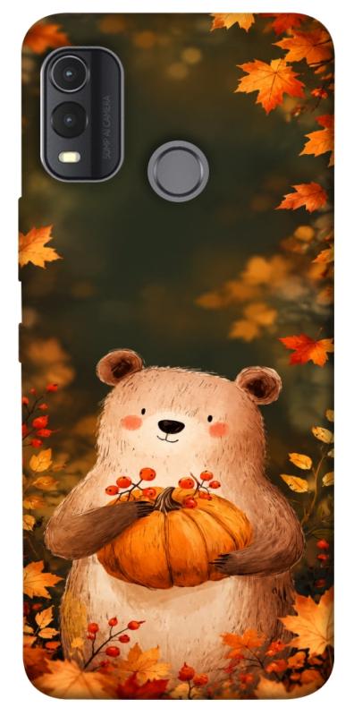 Чехол itsPrint Осінній ведмежа для Nokia G11 Plus, животные, купить оптом с доставкой