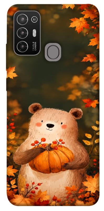 Чехол itsPrint Осінній ведмежа для ZTE Blade A52, животные, купить оптом с доставкой