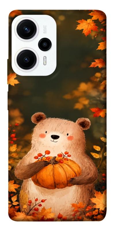 Чехол itsPrint Осінній ведмежа для Xiaomi Poco F5 / Note 12 Turbo, животные, купить оптом с доставкой