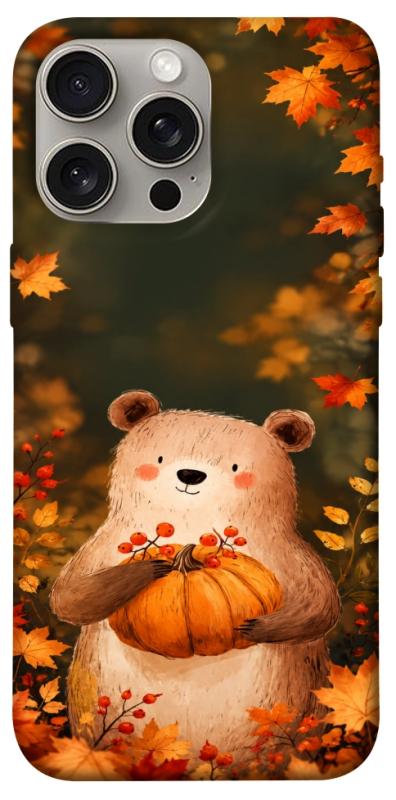 Чехол itsPrint Осінній ведмежа для Apple iPhone 15 Pro Max (6.7"), животные, купить оптом с доставкой