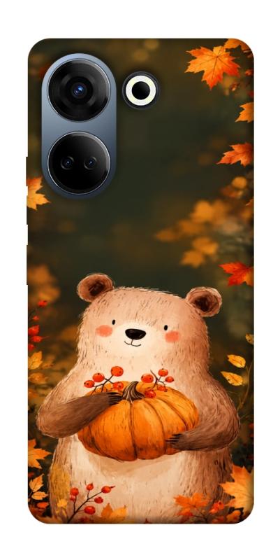 Чехол itsPrint Осінній ведмежа для TECNO Camon 20 Pro (CK7n), животные, купить оптом с доставкой