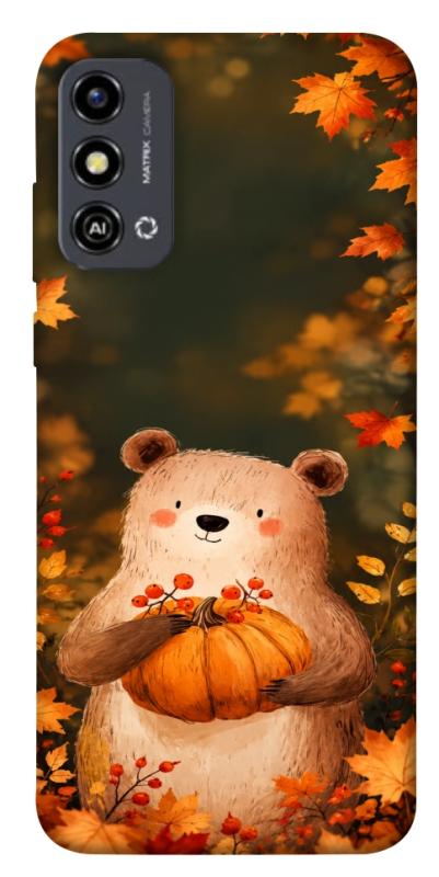 Чохол itsPrint Осінній ведмежа для ZTE Blade A53, тварини, купити оптом з доставкою