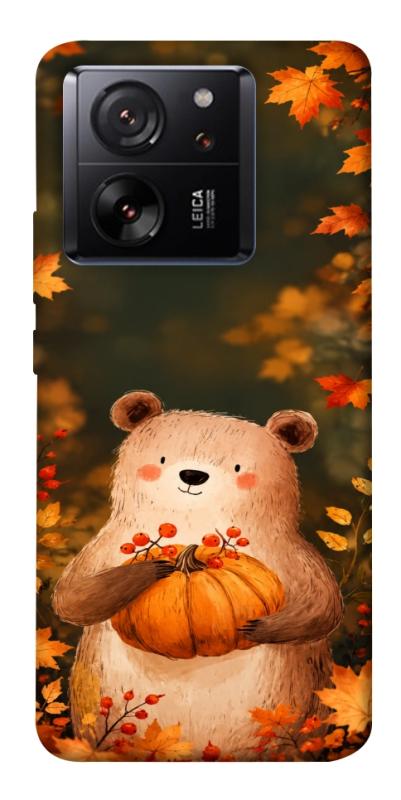 Чехол itsPrint Осінній ведмежа для Xiaomi 13T, животные, купить оптом с доставкой