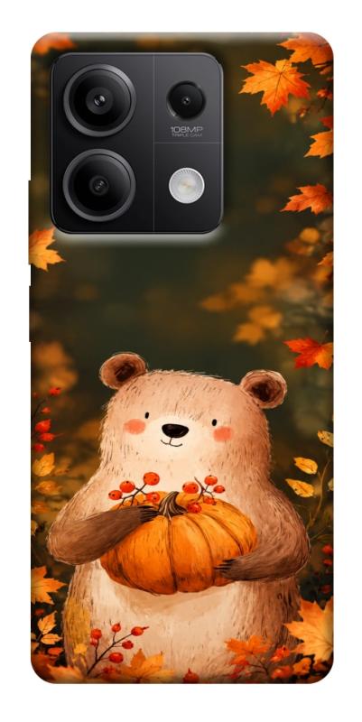 Чехол itsPrint Осінній ведмежа для Xiaomi Redmi Note 13 5G, животные, купить оптом с доставкой
