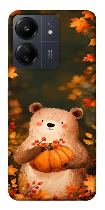 Чехол itsPrint Осінній ведмежа для Xiaomi Redmi 13C, животные, купить оптом с доставкой