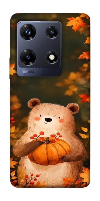 Чехол itsPrint Осінній ведмежа для Infinix Note 30 Pro, животные, купить оптом с доставкой