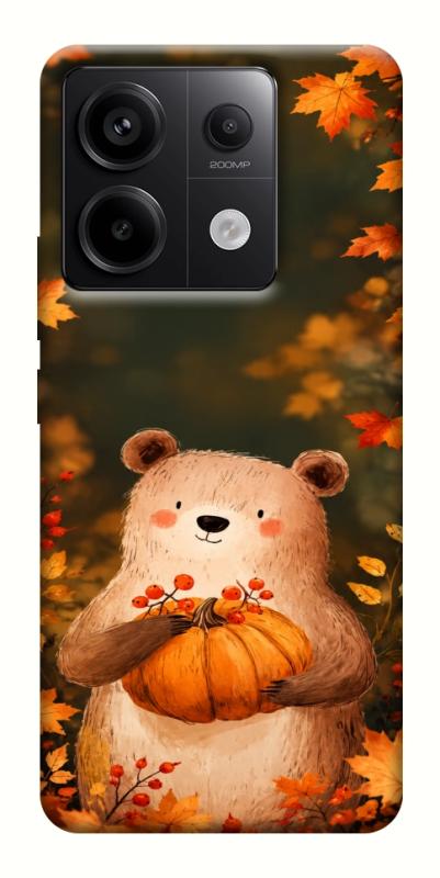 Чехол itsPrint Осінній ведмежа для Xiaomi Redmi Note 13 Pro 4G, животные, купить оптом с доставкой