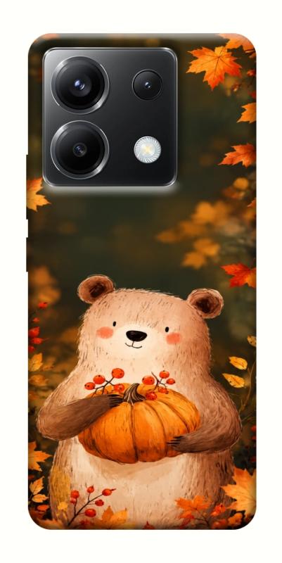 Чехол itsPrint Осінній ведмежа для Xiaomi Poco X6, животные, купить оптом с доставкой