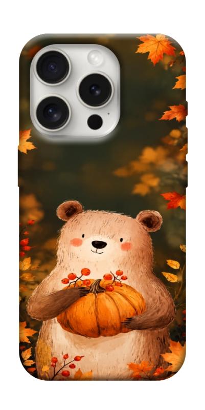 Чехол itsPrint Осінній ведмежа для Apple iPhone 16 Pro (6.3"), животные, купить оптом с доставкой