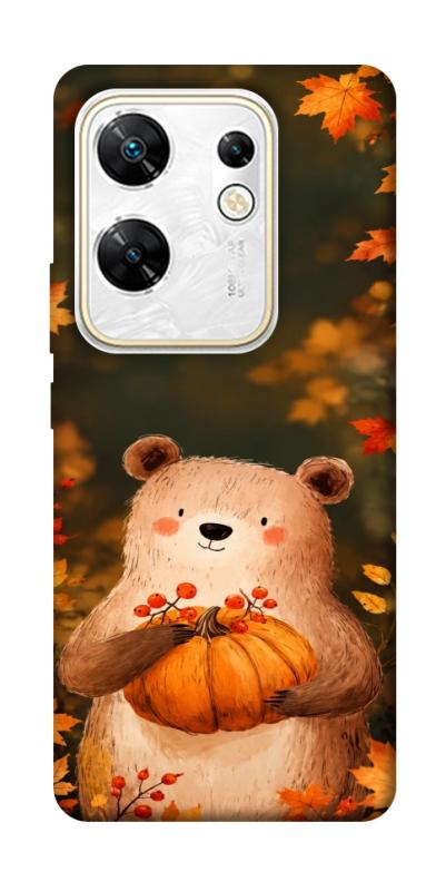 Чехол itsPrint Осінній ведмежа для Infinix Zero 30 4G, животные, купить оптом с доставкой