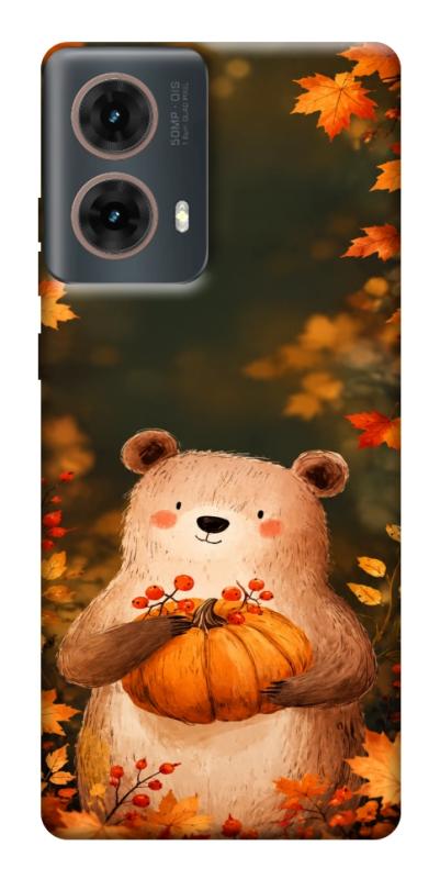 Чехол itsPrint Осінній ведмежа для Motorola Moto G85, животные, купить оптом с доставкой