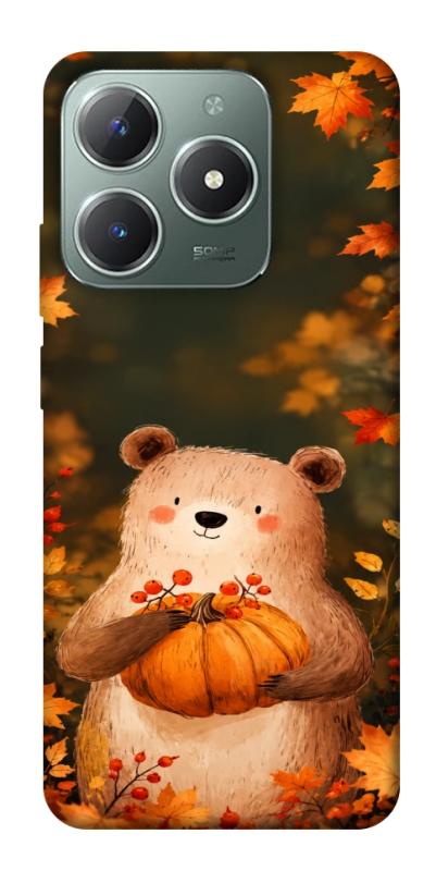 Чехол itsPrint Осінній ведмежа для Realme C61 4G, животные, купить оптом с доставкой
