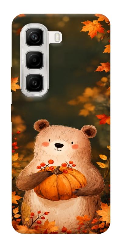 Чехол itsPrint Осінній ведмежа для Infinix Hot 50 4G, животные, купить оптом с доставкой