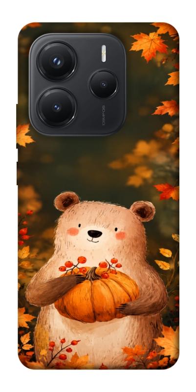 Чехол itsPrint Осінній ведмежа для Xiaomi Redmi Note 14 5G, животные, купить оптом с доставкой