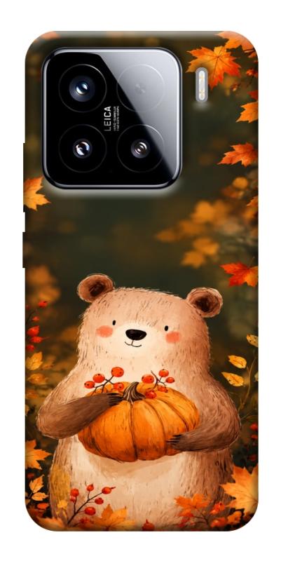 Чехол itsPrint Осінній ведмежа для Xiaomi 15, животные, купить оптом с доставкой