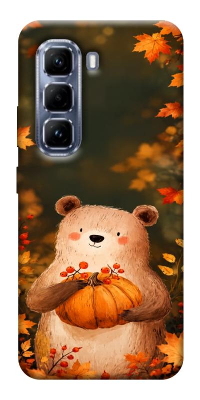Чохол itsPrint Осінній ведмежа для Infinix Hot 50 Pro, тварини, купити оптом з доставкою