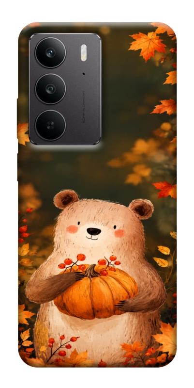 Чехол itsPrint Осінній ведмежа для Realme C75, животные, купить оптом с доставкой