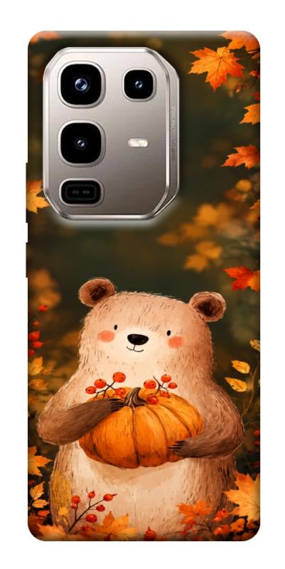 Чехол itsPrint Осінній ведмежа для Infinix Note 50 Pro 4G, животные, купить оптом с доставкой