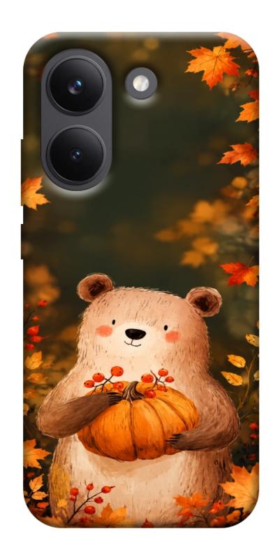 Чехол itsPrint Осінній ведмежа для Xiaomi Poco X8 Pro, животные, купить оптом с доставкой