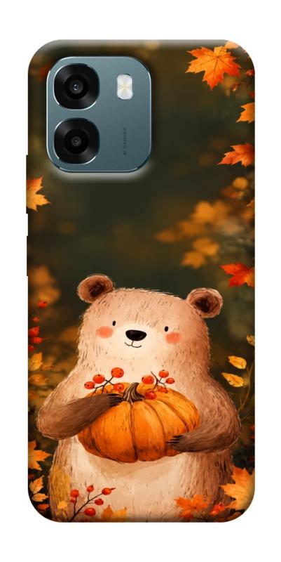 Чехол itsPrint Осінній ведмежа для Oppo A6, животные, купить оптом с доставкой