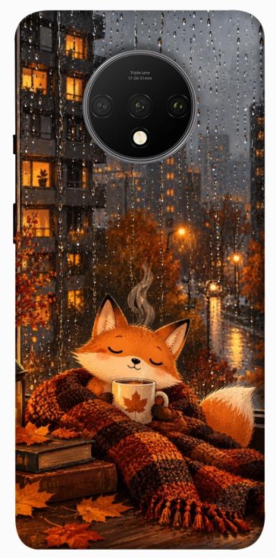 Чехол itsPrint Осінній затишок для OnePlus 7T, животные, купить оптом с доставкой