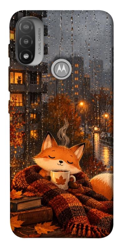 Чехол itsPrint Осінній затишок для Motorola Moto E20, животные, купить оптом с доставкой