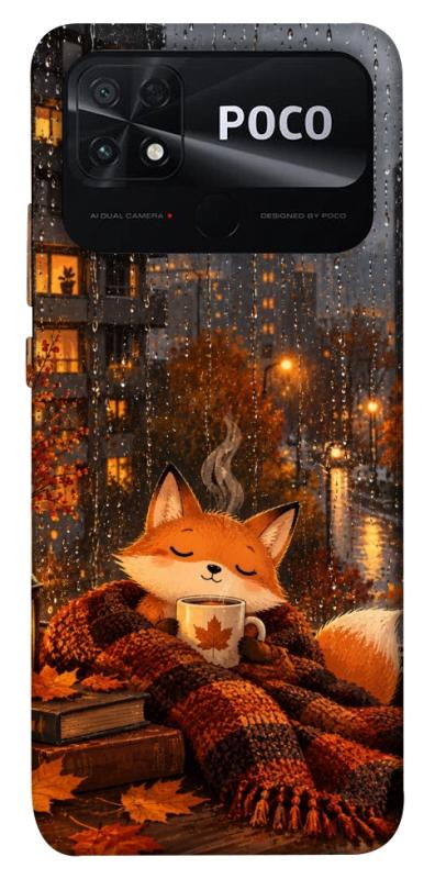 Чехол itsPrint Осінній затишок для Xiaomi Poco C40, животные, купить оптом с доставкой
