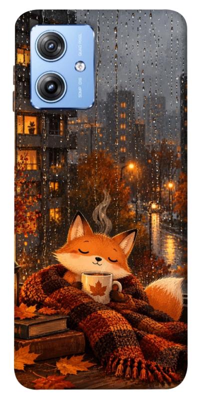 Чохол itsPrint Осінній затишок для Motorola Moto G84, тварини, купити оптом з доставкою
