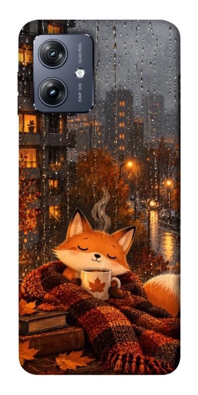Чехол itsPrint Осінній затишок для Motorola Moto G54, животные, купить оптом с доставкой