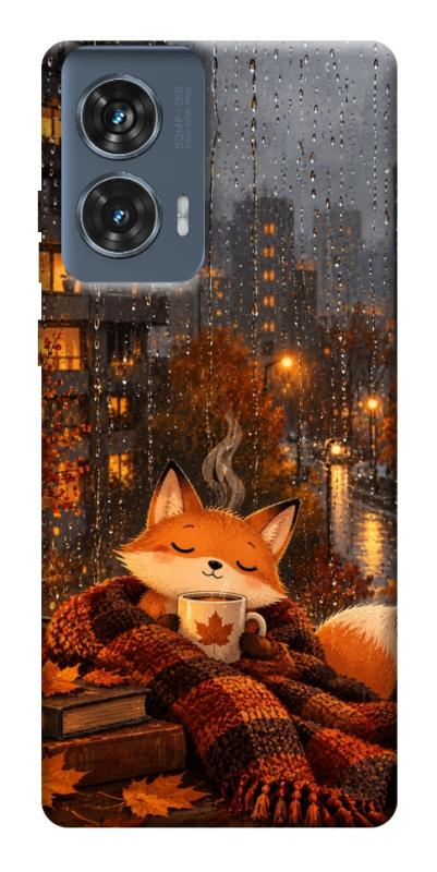 Чехол itsPrint Осінній затишок для Motorola Edge 50 Fusion, животные, купить оптом с доставкой