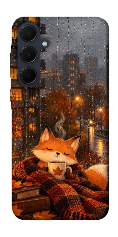 Чехол itsPrint Осінній затишок для Samsung Galaxy A55, животные, купить оптом с доставкой