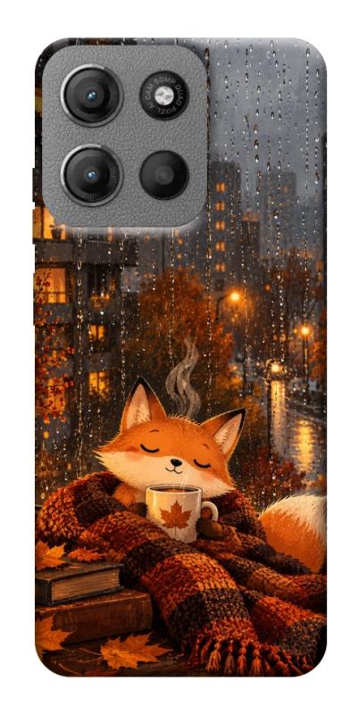 Чехол itsPrint Осінній затишок для Motorola Moto G15 4G, животные, купить оптом с доставкой