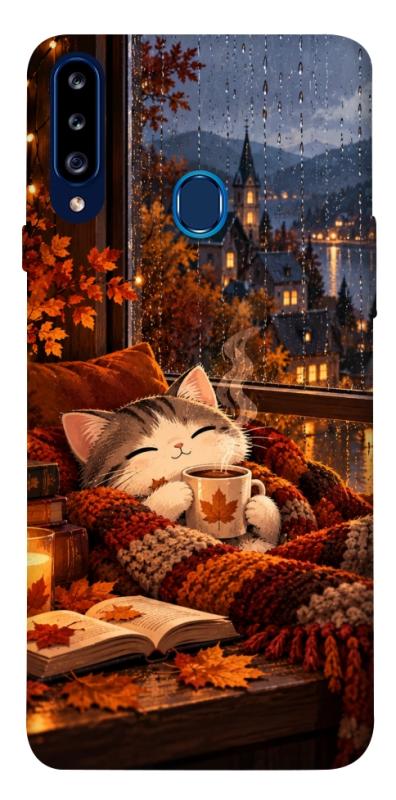 Чехол itsPrint Осінній настрій для Samsung Galaxy A20s, животные, купить оптом с доставкой