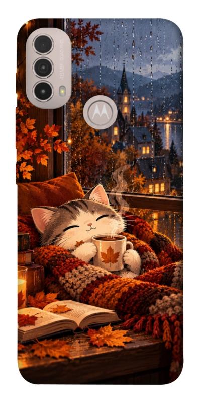 Чехол itsPrint Осінній настрій для Motorola Moto E40, животные, купить оптом с доставкой