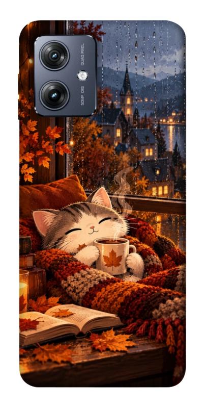 Чехол itsPrint Осінній настрій для Motorola Moto G54, животные, купить оптом с доставкой