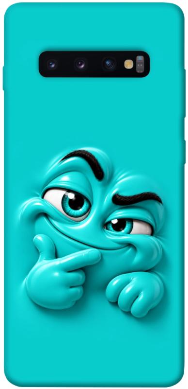 Чехол itsPrint Бірюзовий-скептик для Samsung Galaxy S10+, детские, купить оптом с доставкой