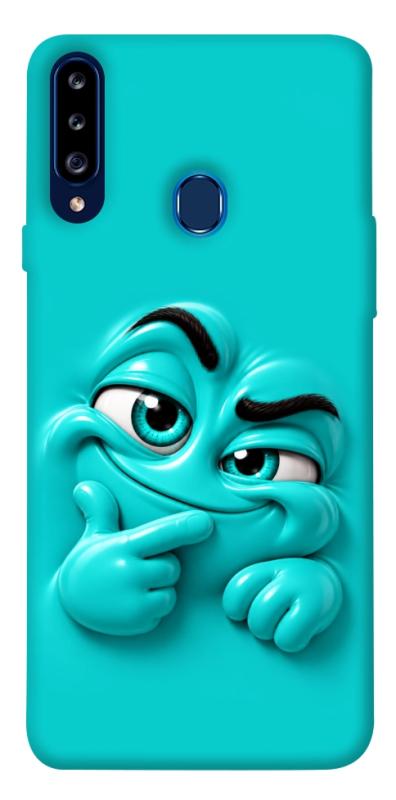 Чехол itsPrint Бірюзовий-скептик для Samsung Galaxy A20s, детские, купить оптом с доставкой