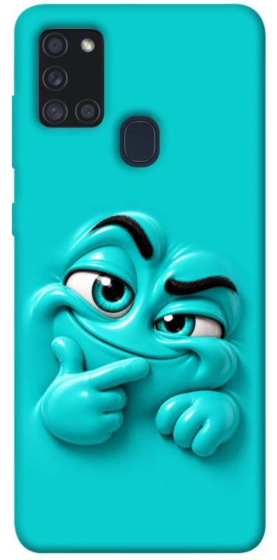 Чехол itsPrint Бірюзовий-скептик для Samsung Galaxy A21s, детские, купить оптом с доставкой