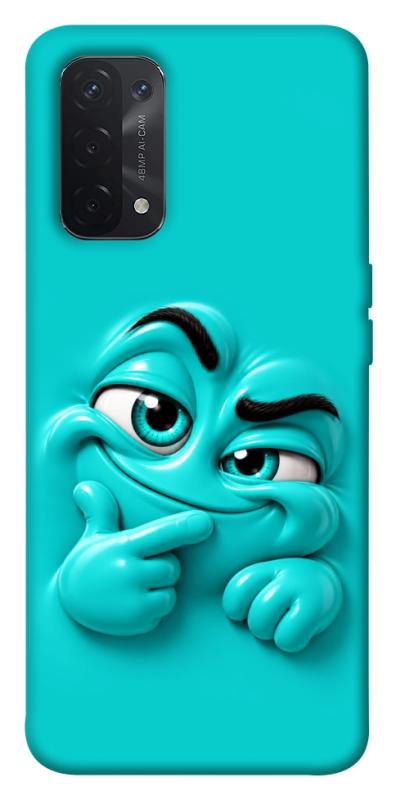 Чехол itsPrint Бірюзовий-скептик для Oppo A54 4G, детские, купить оптом с доставкой