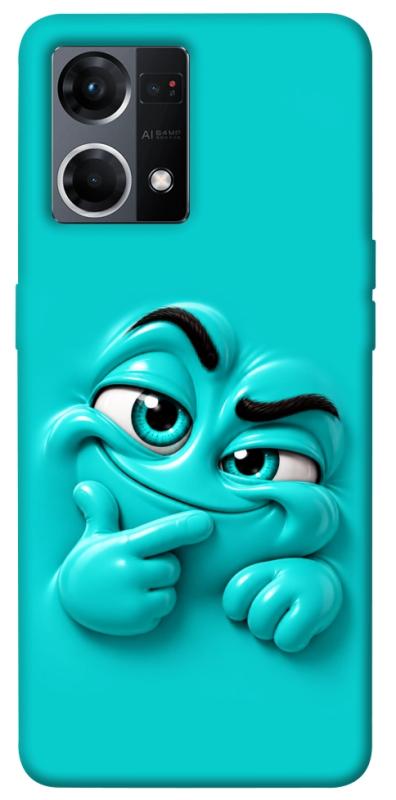 Чехол itsPrint Бірюзовий-скептик для Oppo Reno 7 4G, детские, купить оптом с доставкой