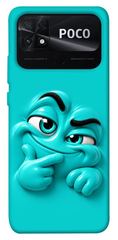 Чехол itsPrint Бірюзовий-скептик для Xiaomi Poco C40, детские, купить оптом с доставкой