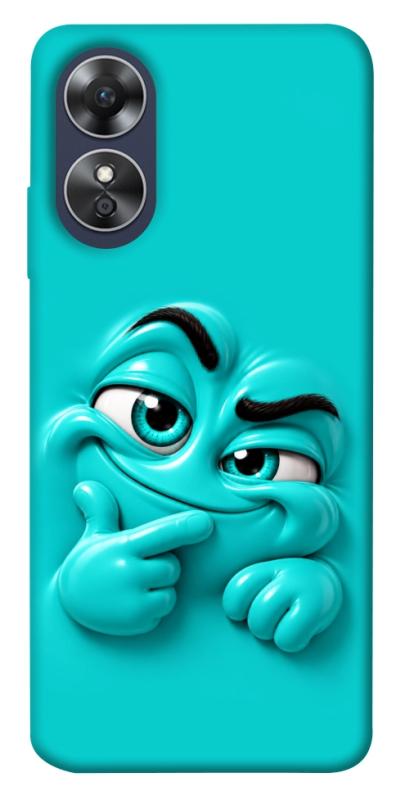 Чехол itsPrint Бірюзовий-скептик для Oppo A17, детские, купить оптом с доставкой