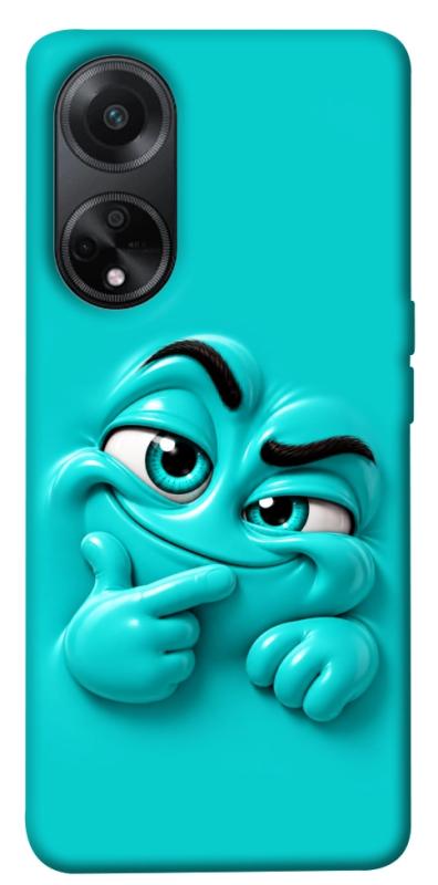 Чехол itsPrint Бірюзовий-скептик для Oppo A58 4G, детские, купить оптом с доставкой