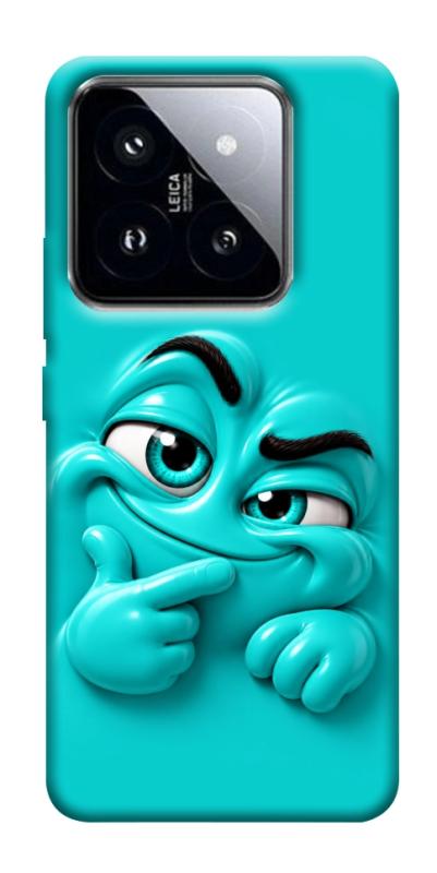 Чехол itsPrint Бірюзовий-скептик для Xiaomi 14 Pro, детские, купить оптом с доставкой
