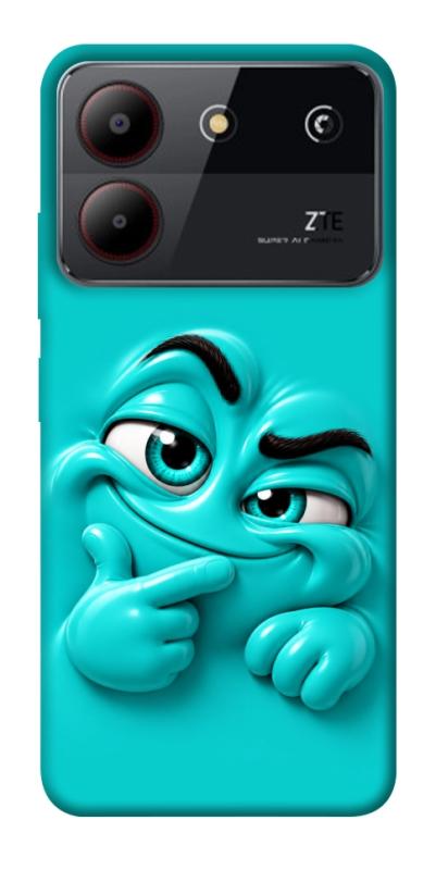 Чехол itsPrint Бірюзовий-скептик для ZTE Blade A54 4G, детские, купить оптом с доставкой