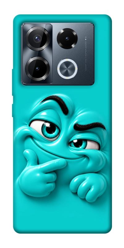 Чехол itsPrint Бірюзовий-скептик для Infinix Note 40 Pro 4G, детские, купить оптом с доставкой